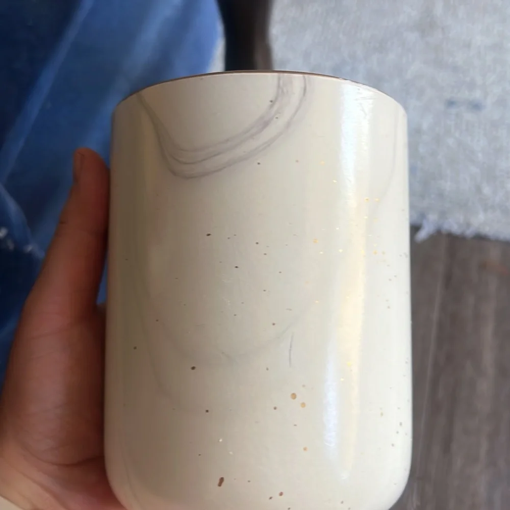 Empty West Elm Candle